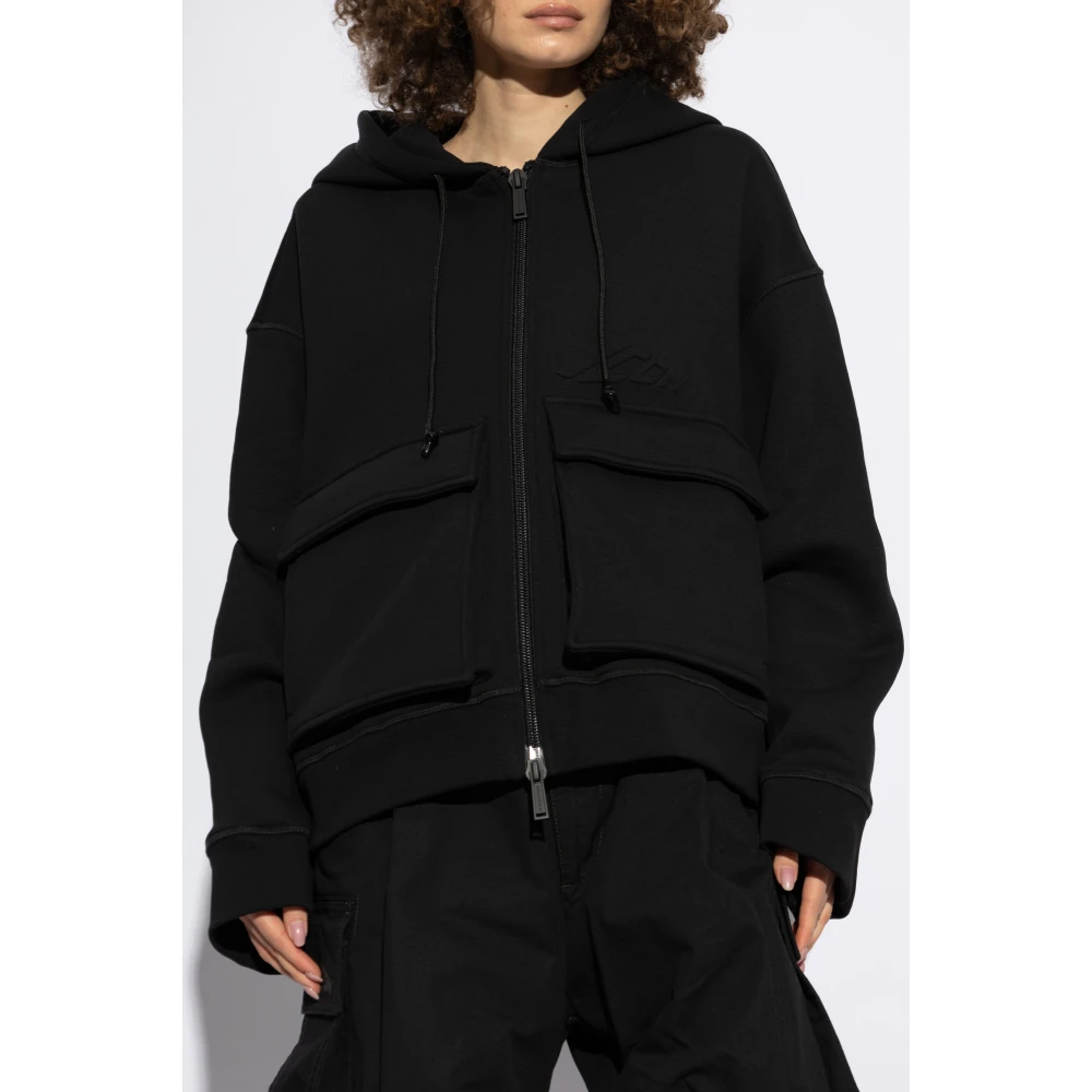 Dsquared2 Sweatshirt met logo Black Dames
