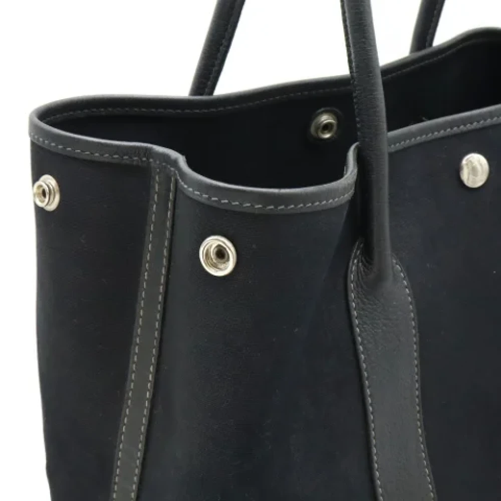 Hermès Vintage Pre-owned Leather handbags Black Dames