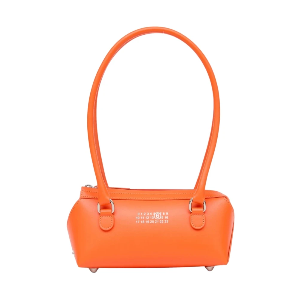 Mm6 Maison Margiela Vrouw Oranje Tassen Dames, One Size, Shoulder Bags