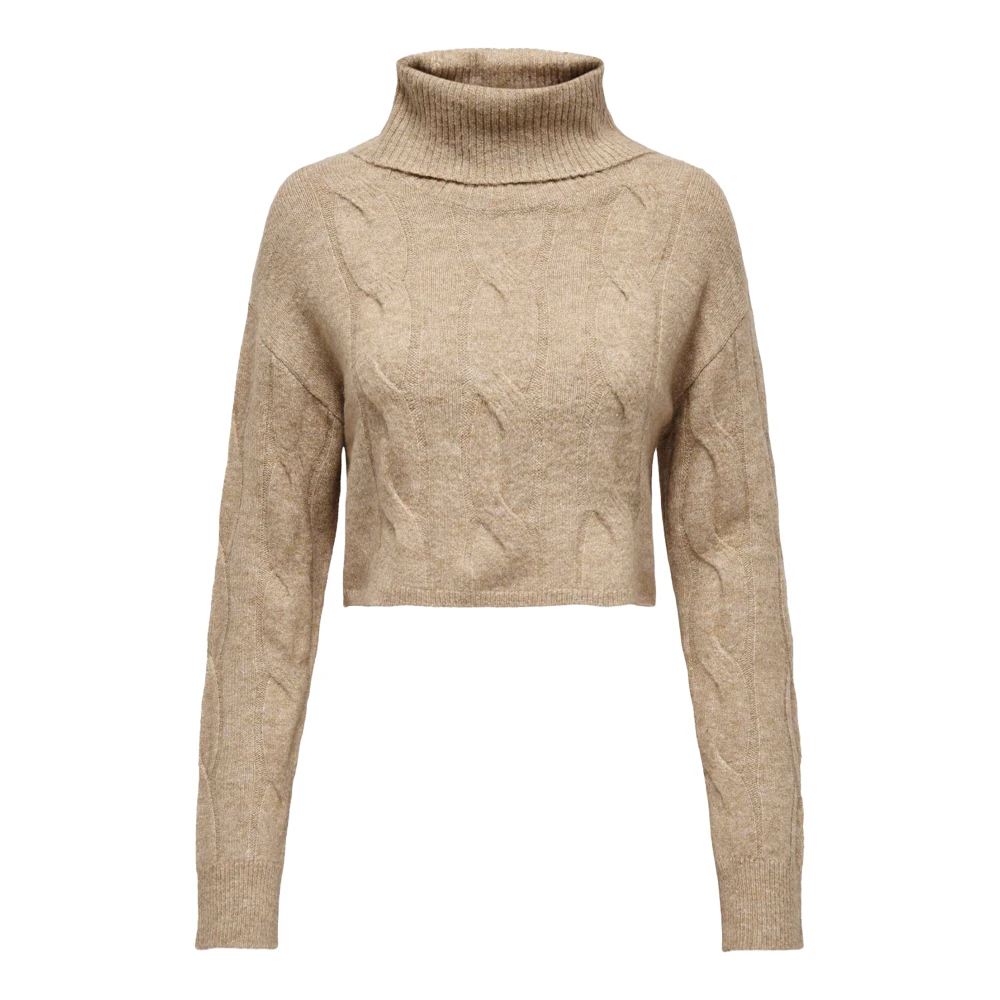 Only Stijlvolle Breigoed Collectie Brown Dames