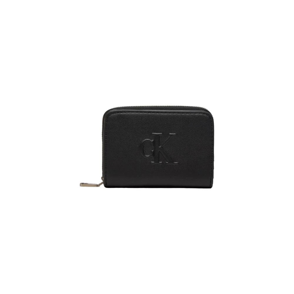 Calvin Klein Jeans Zwarte Damesportemonnee Herfst Winter Collectie Black Dames