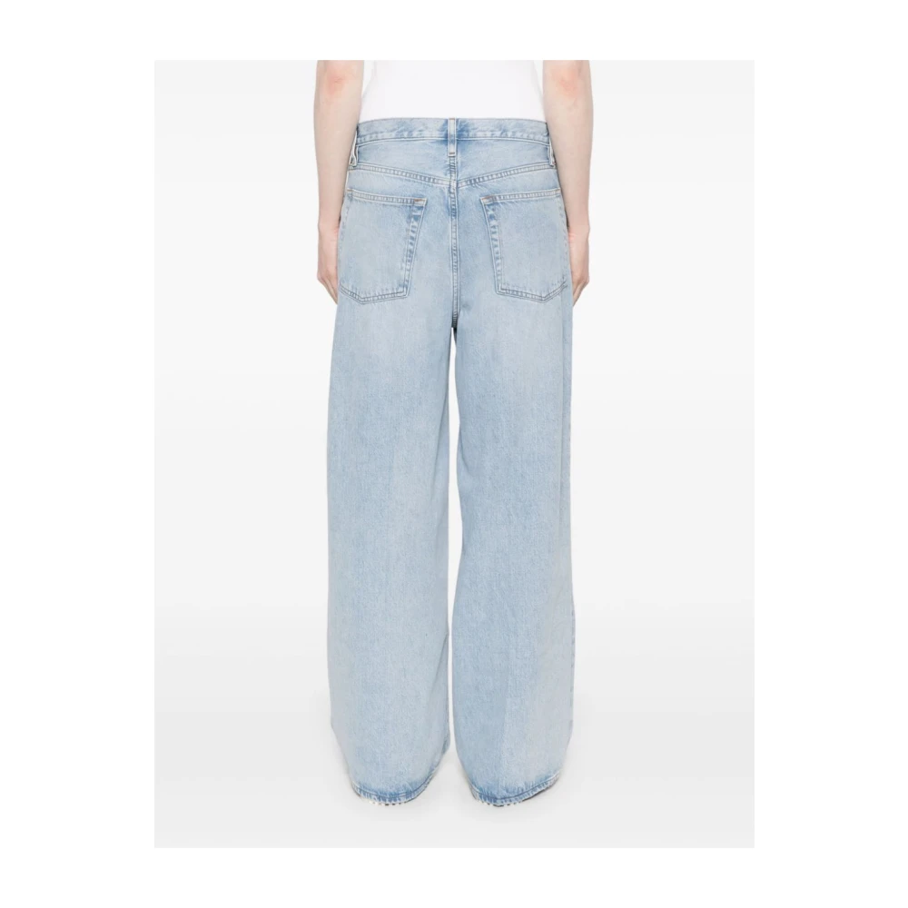 Frame Wijde Pijp Baggies Jeans Blue Dames