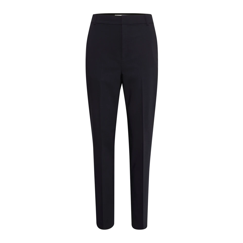 InWear Klassieke Lange Broek Marineblauw Blue Dames
