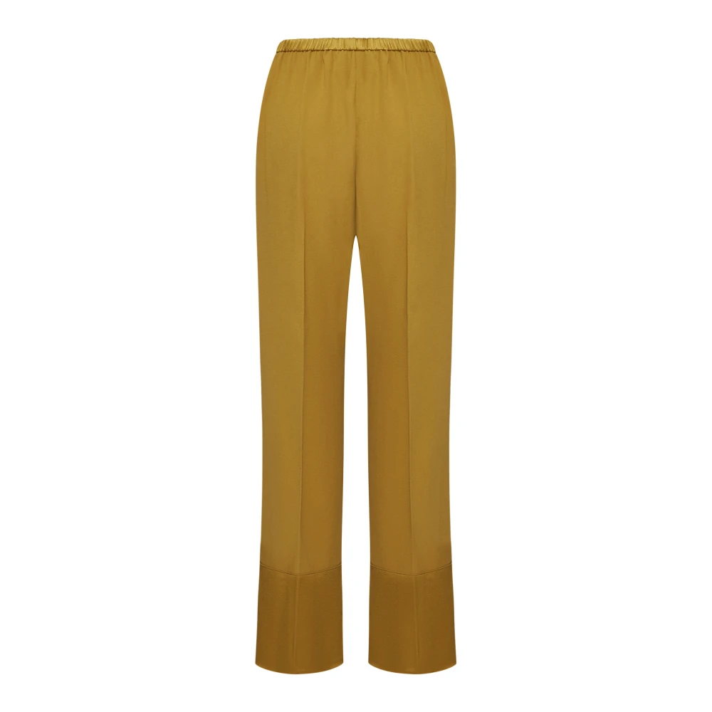 Forte Elegante Broeken voor Vrouwen Yellow Dames