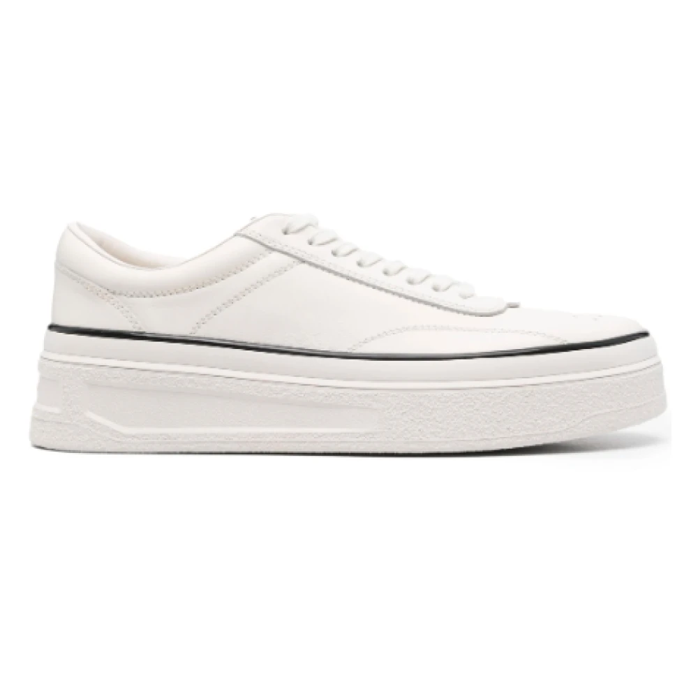 Jil Sander Low-top Sneakers Heren Schoenen Wit