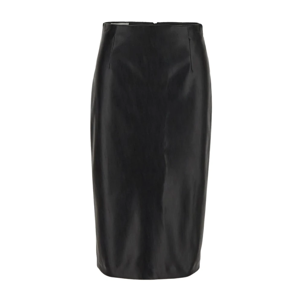 Lardini Leather Skirts Black Dames