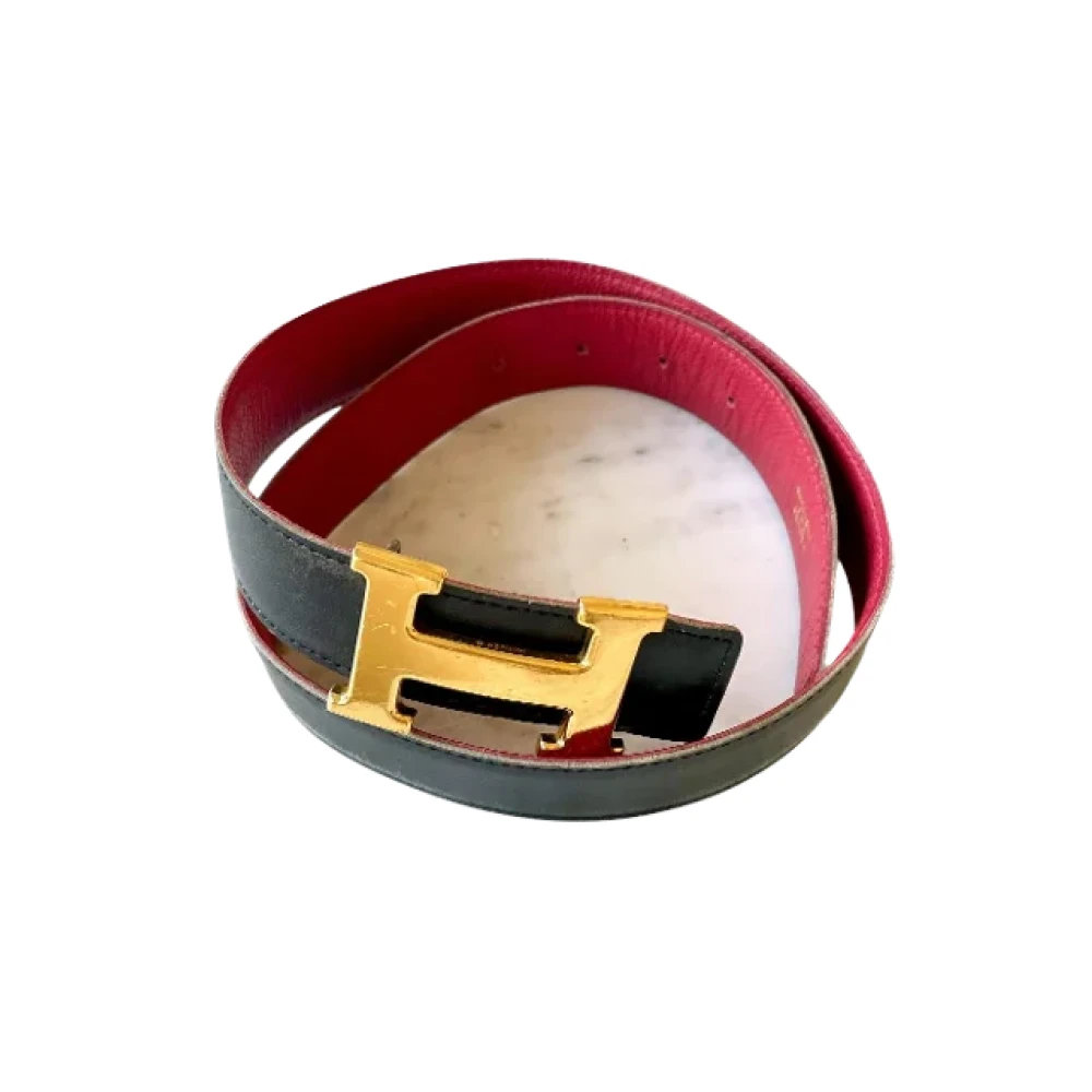Hermès Vintage Pre-owned Leather belts Black Dames