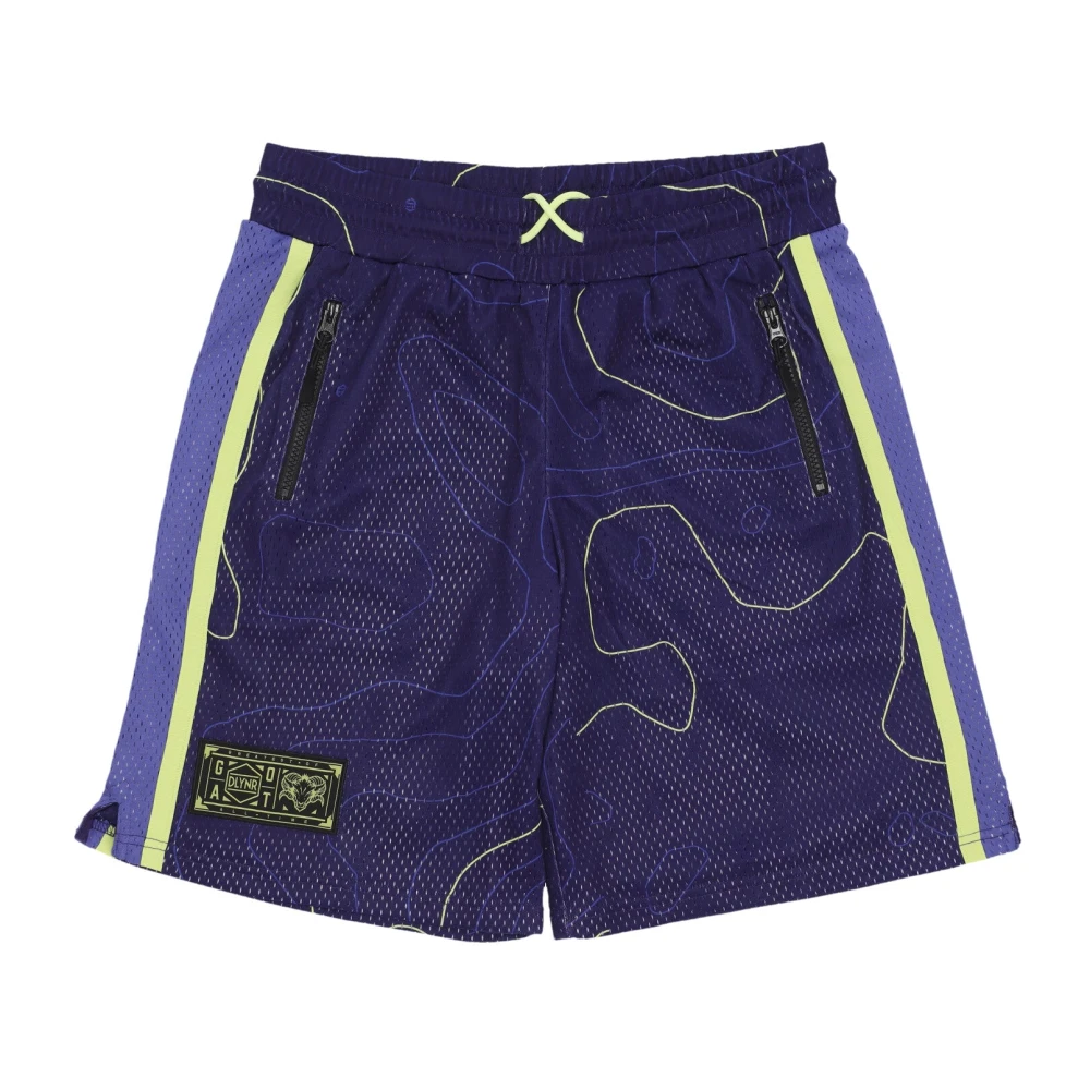 Dolly Noire Mesh Basketbalshorts Blauw Blue Heren