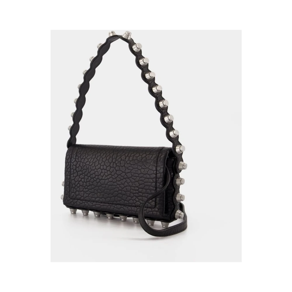 alexander wang Zwarte Leren Schoudertas Black Dames