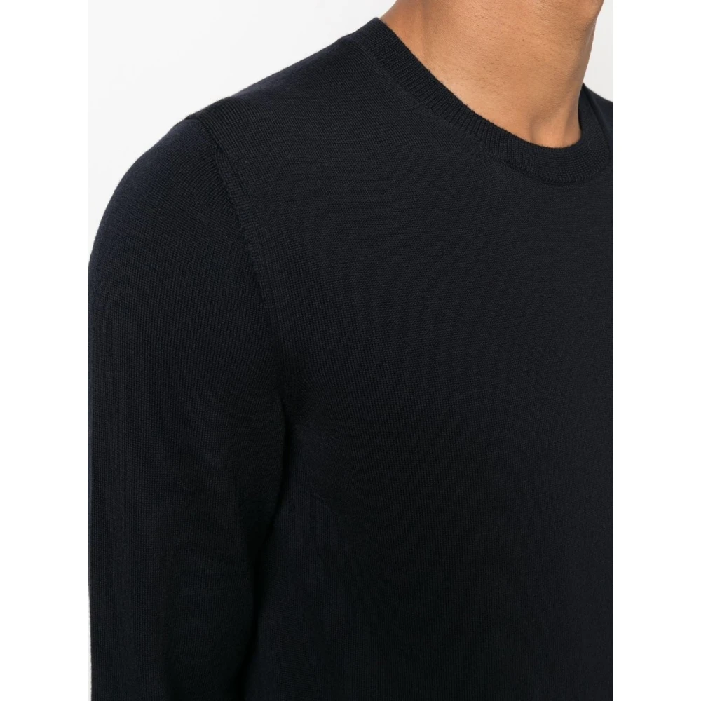 Zanone Blauwe Sweaters voor Heren Blue Heren