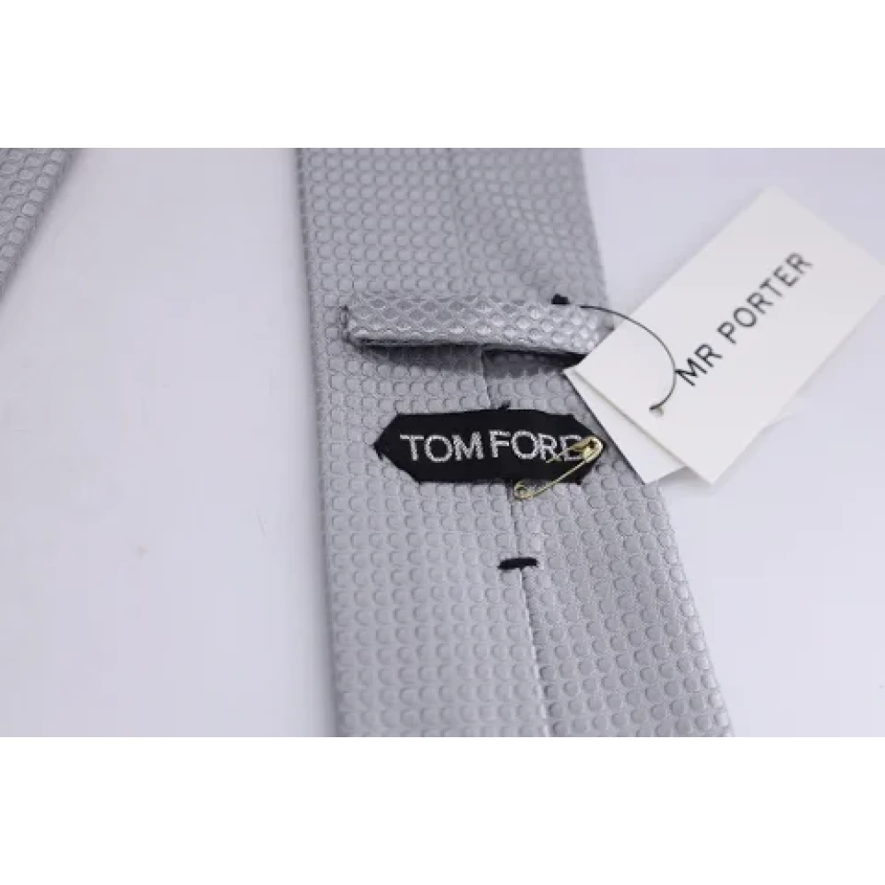 Tom Ford Pre-owned Cotton home-office Gray Heren