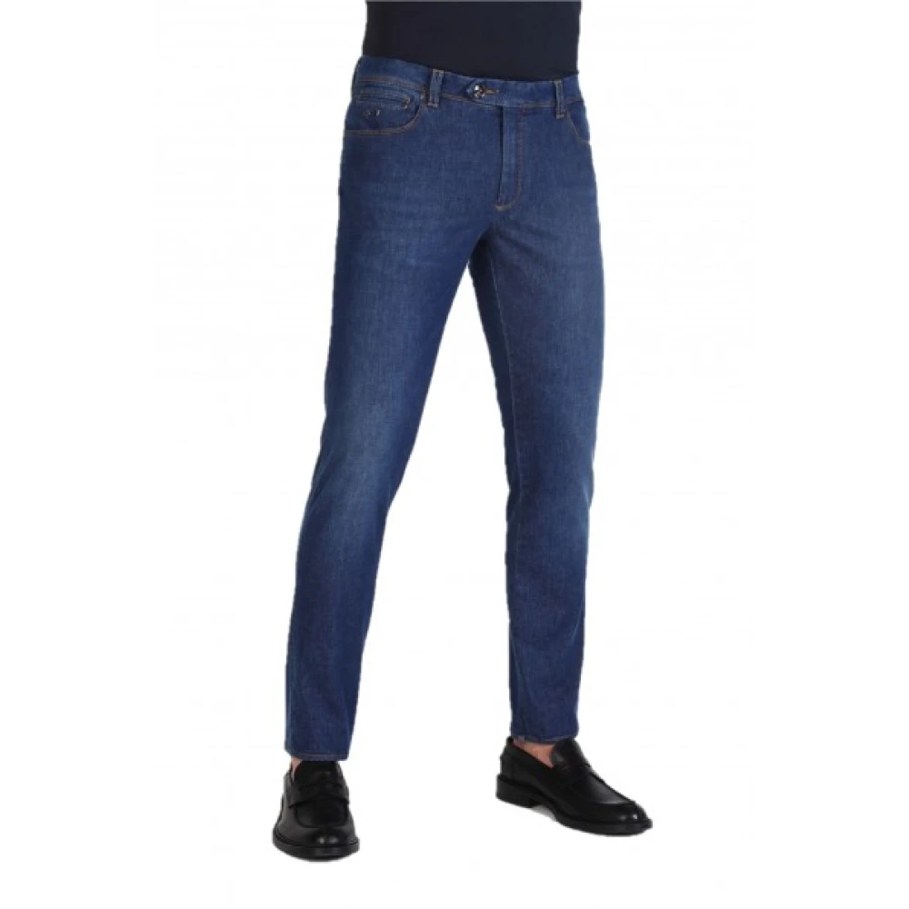 Tramarossa Klassieke Leonardo Jeans met 5 Zakken Blue Heren