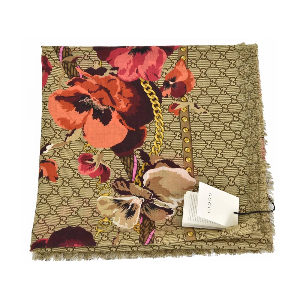 Gucci Wolken sjaal Beige Unisex
