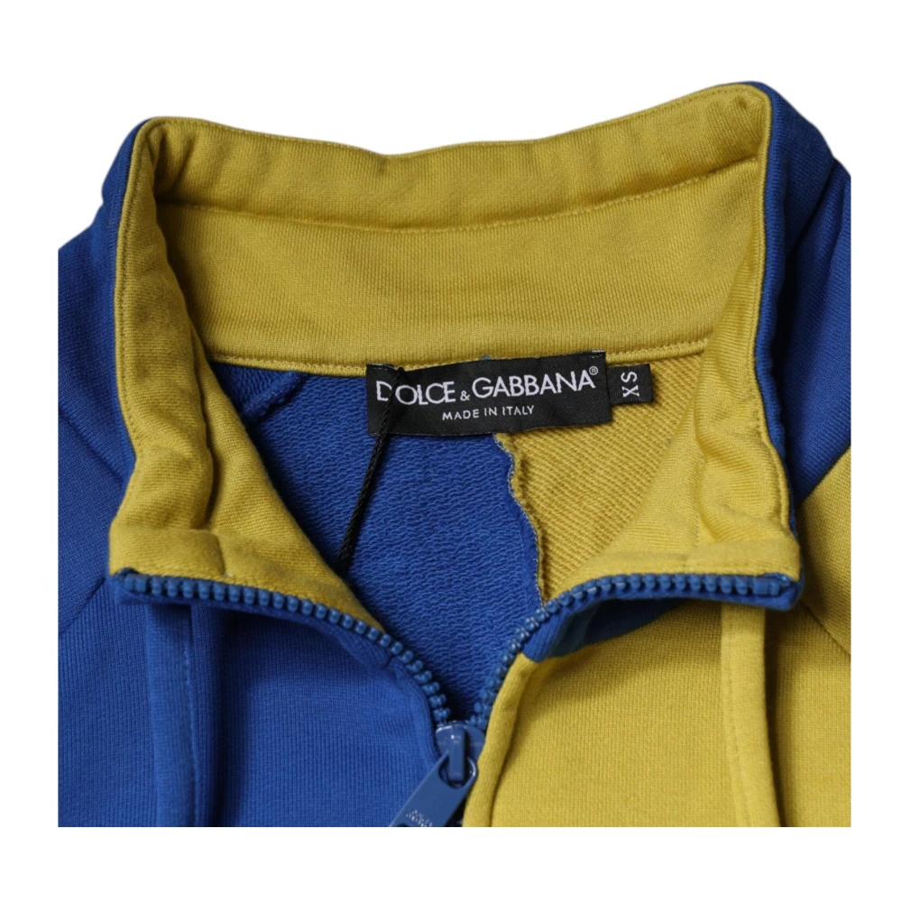 Dolce & Gabbana Multicolor Patchwork Pullover Sweater Multicolor Heren