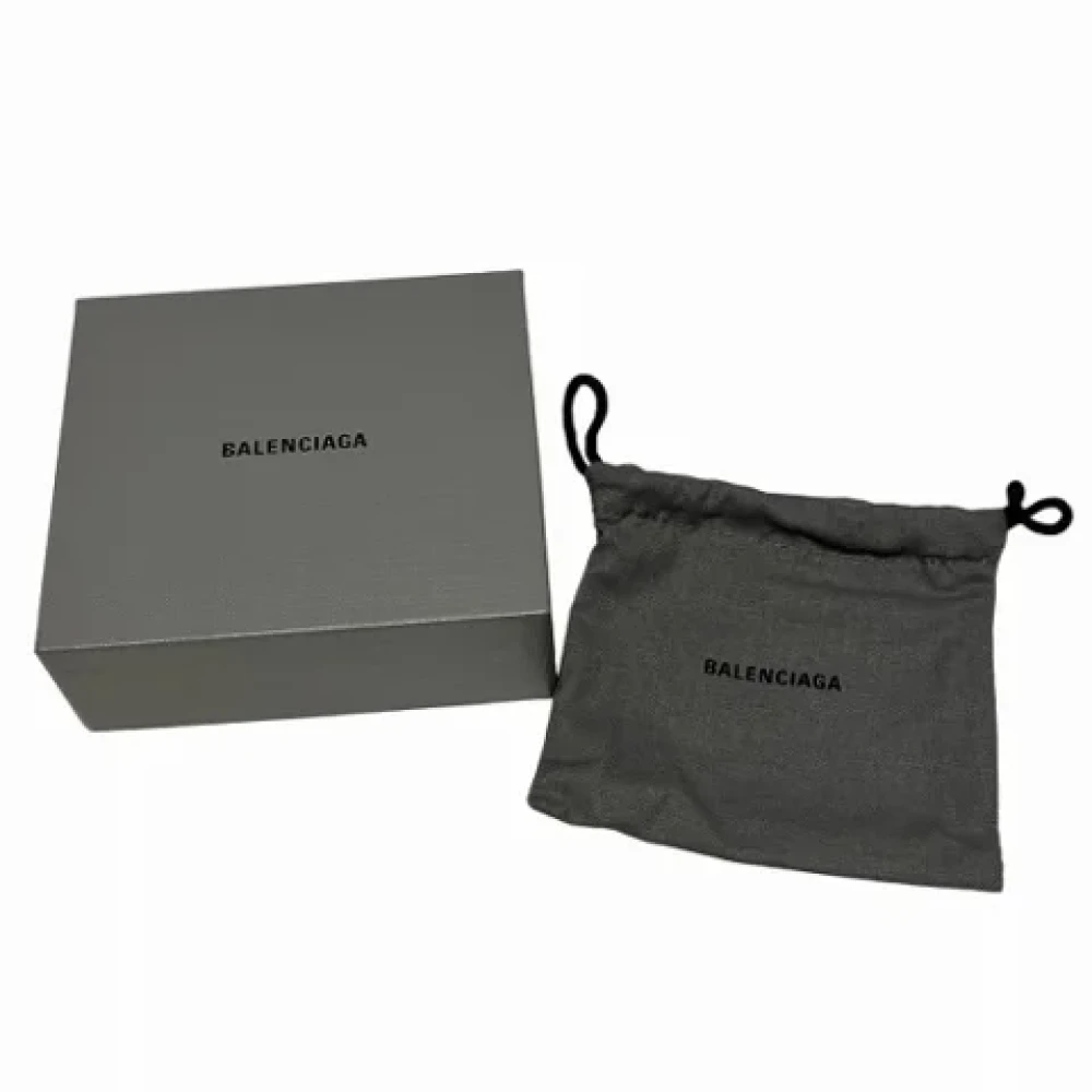 Balenciaga Vintage Pre-owned Leather wallets Black Dames