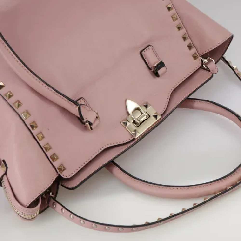 Valentino Vintage Pre-owned Leather handbags Pink Dames