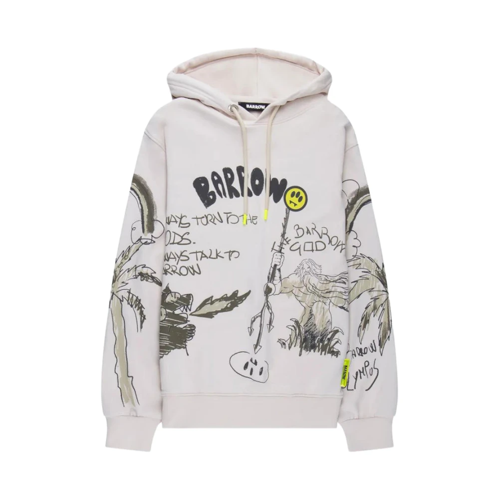 Barrow Schets Print Hoodie voor Mannen Multicolor Heren