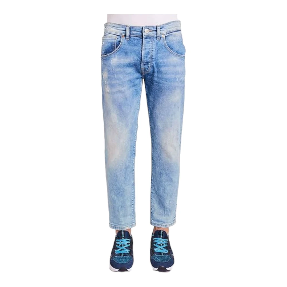 Gaudi Slim-fit Denim Broek Blue Heren