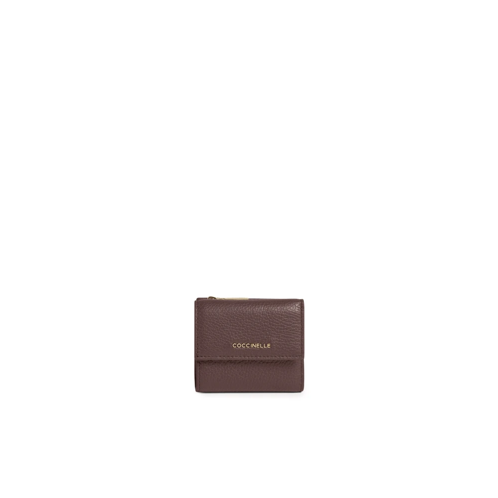 Coccinelle Donna Marrone - Portafoglio Metallic Soft - Accessories - One Size