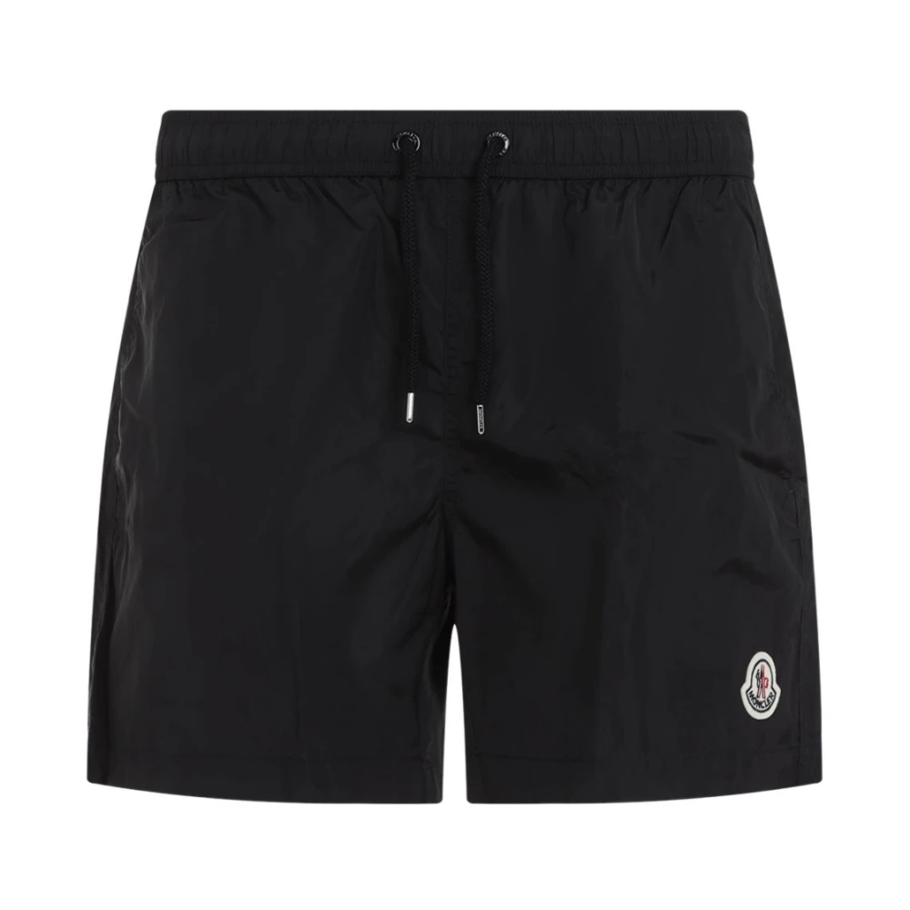Moncler Zwarte zwemkleding voor mannen Ss25 Black Heren