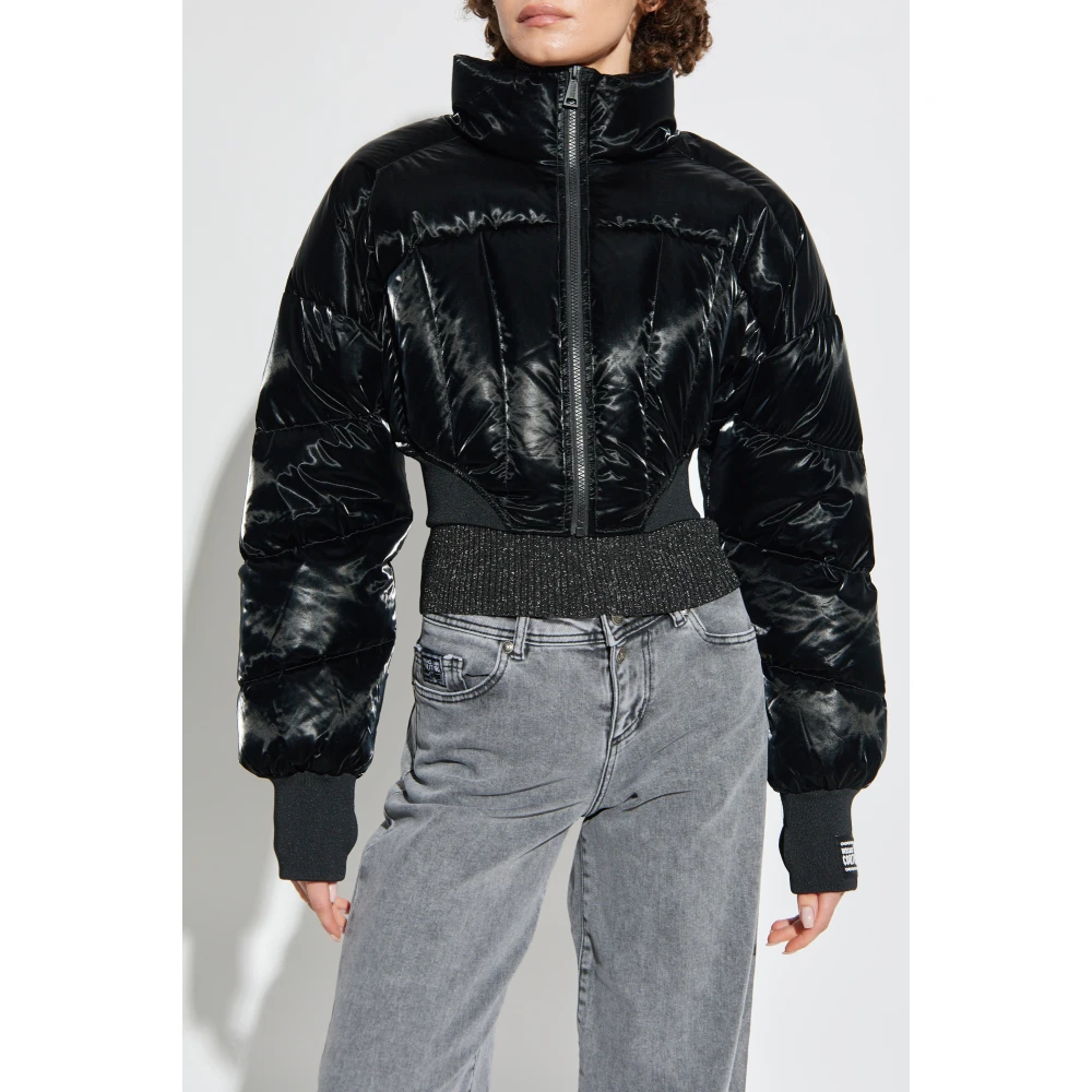 Versace Jeans Couture Korte donsjas Black Dames