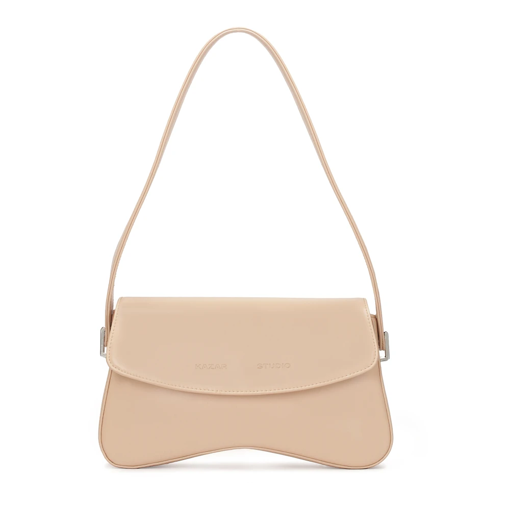 Kazar Studio Beige handtas met onregelmatige vorm Beige Dames