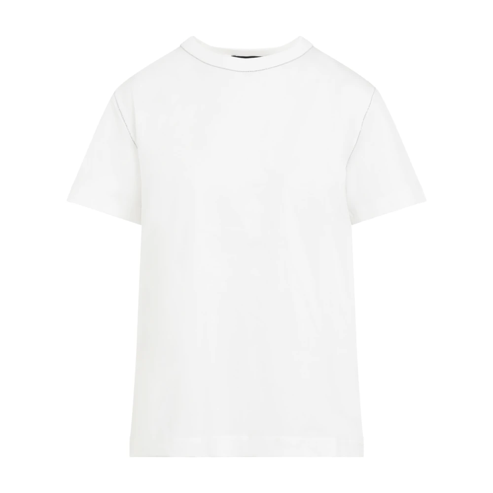 Fabiana Filippi Wit T-shirt voor vrouwen White Dames