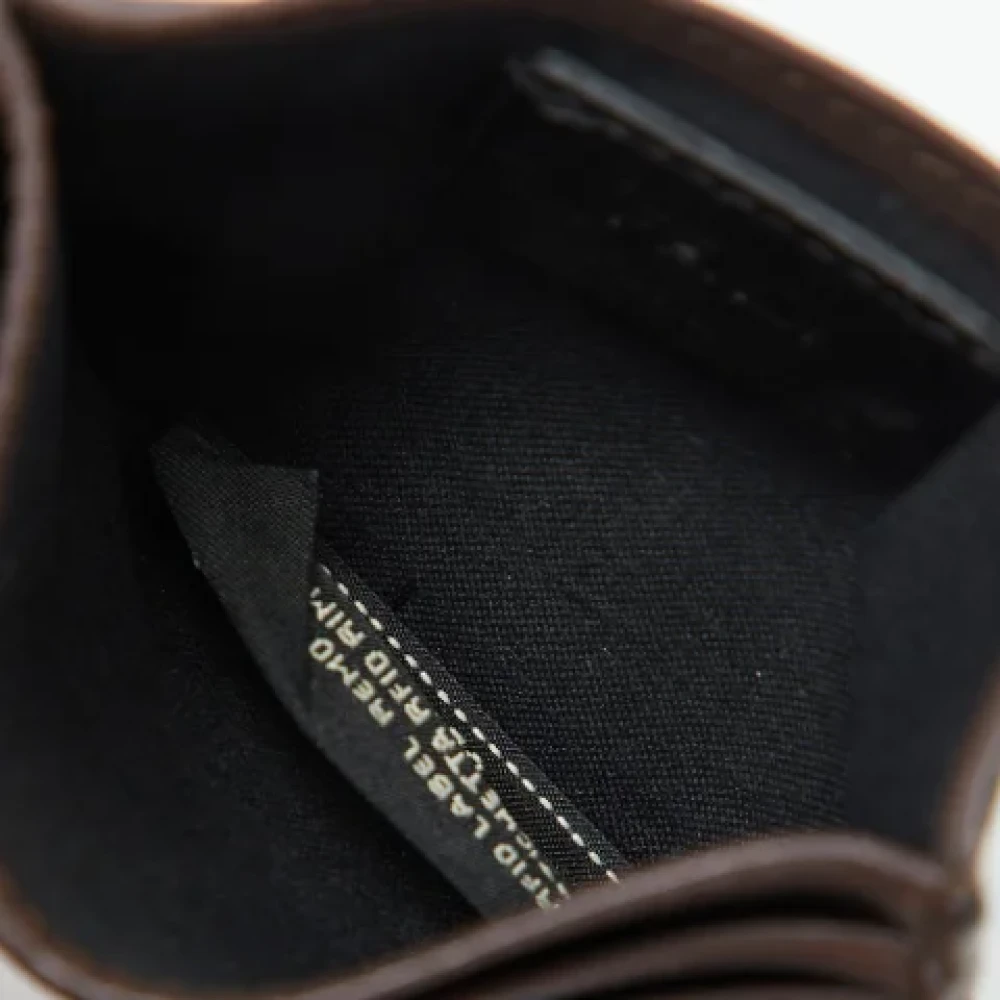Fendi Vintage Pre-owned Leather wallets Brown Heren
