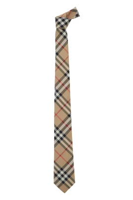 Manston Check Silk Tie