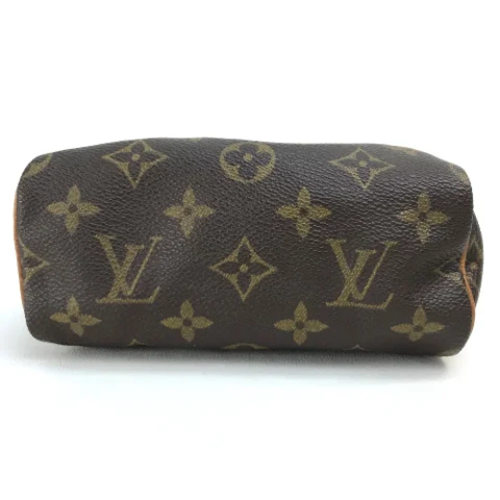 Louis Vuitton Vintage Pre-owned Cotton louis-vuitton-bags Brown Dames