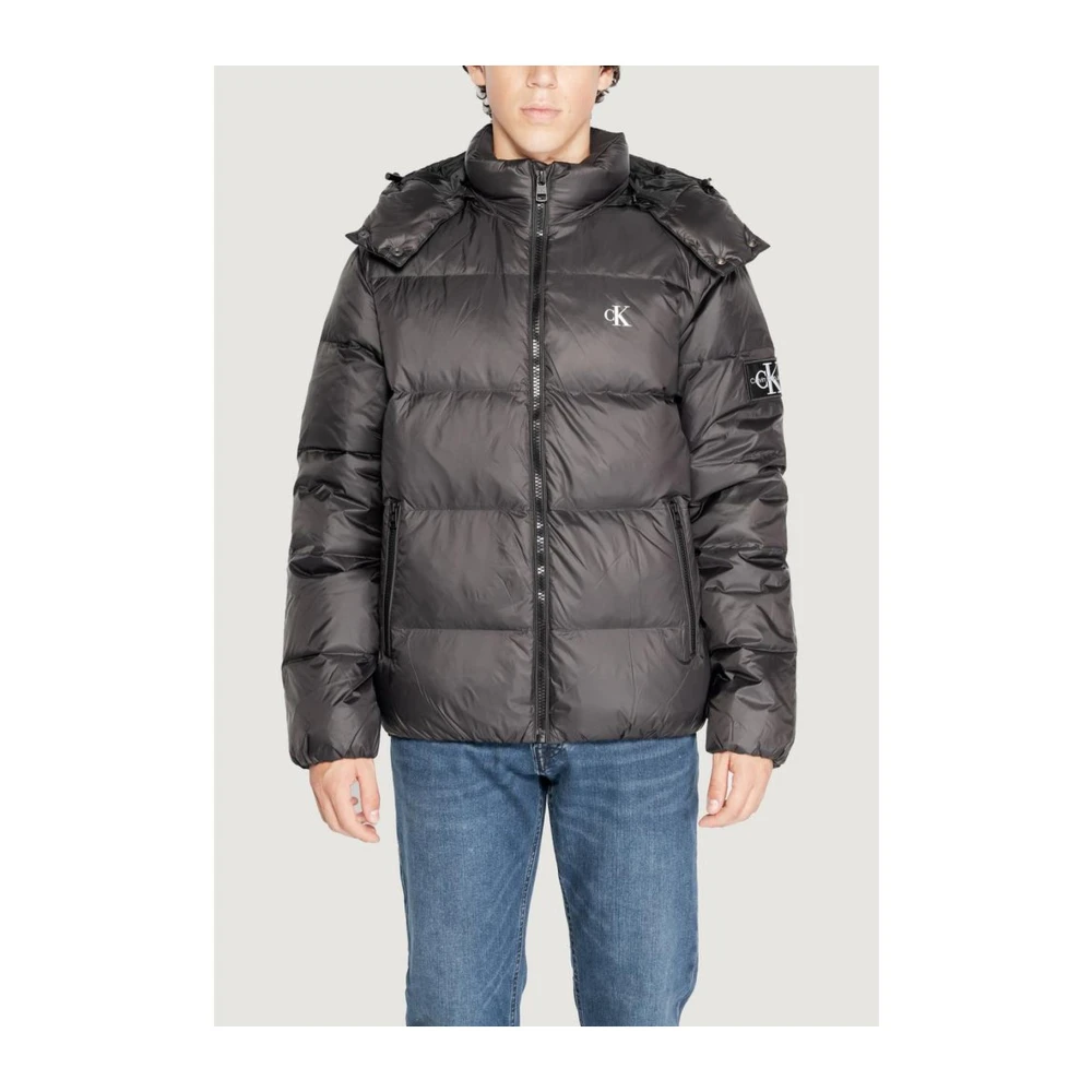 Calvin Klein Jeans Lichtgewicht Polyamide Herfst Winter Jas Black Heren