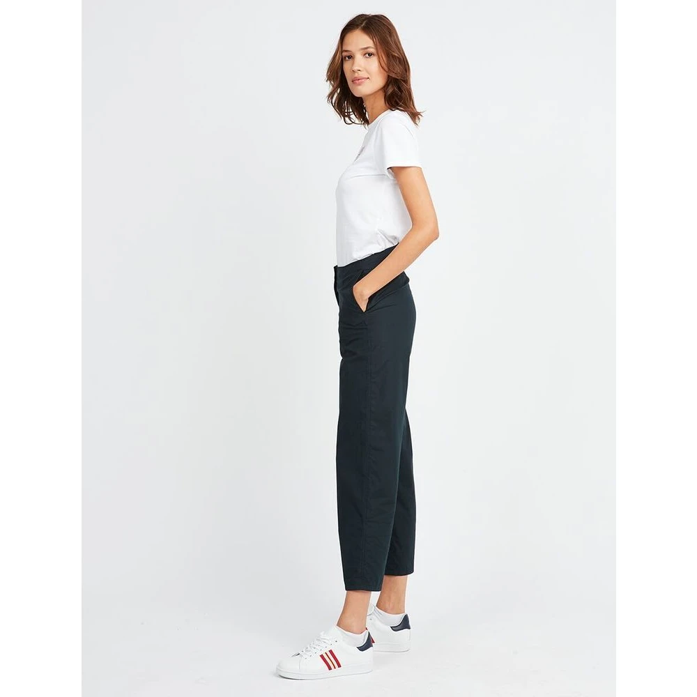 Ines De La Fressange Paris Constantin navy blauwe katoenen broek Blue Dames