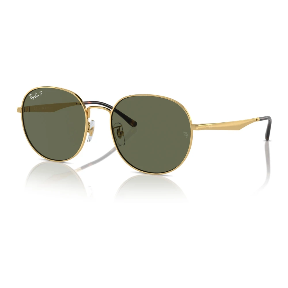 Ray-Ban Yellow Sunglasses, Unisex, 57 Mm, Gold Polarized Sunglasses Crystal Green Style
