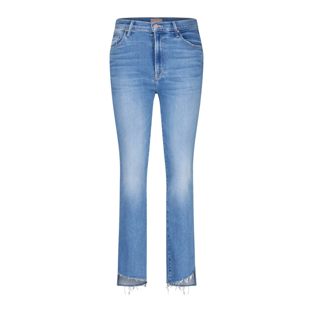 Mother High-Waist Crop Jeans Insider Blue Dames