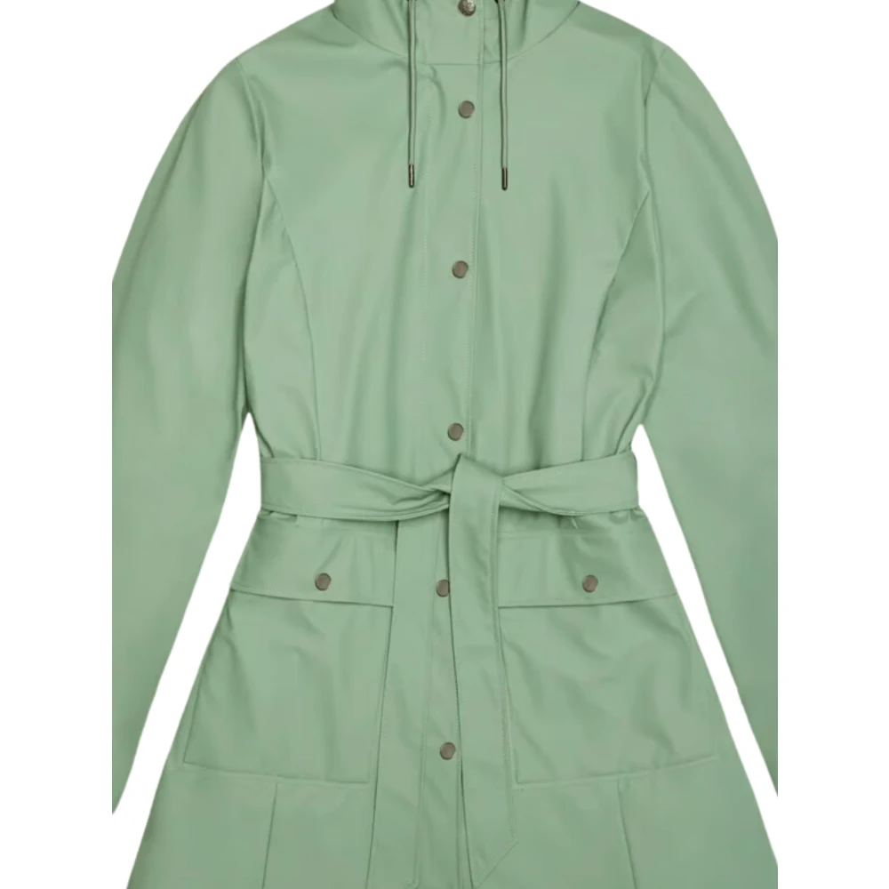 Rains Curve Waterdichte Jas Green Heren