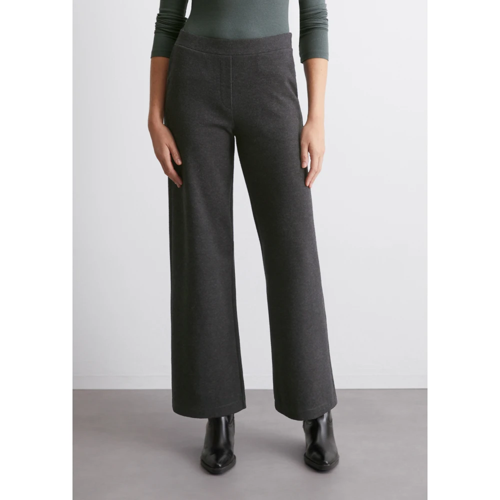 Marc O'Polo Jersey broek recht Gray Dames
