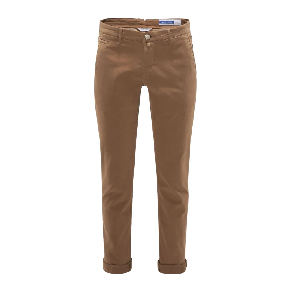 Jacob Cohën Slim Fit Bruna Chinos Brown, Herr