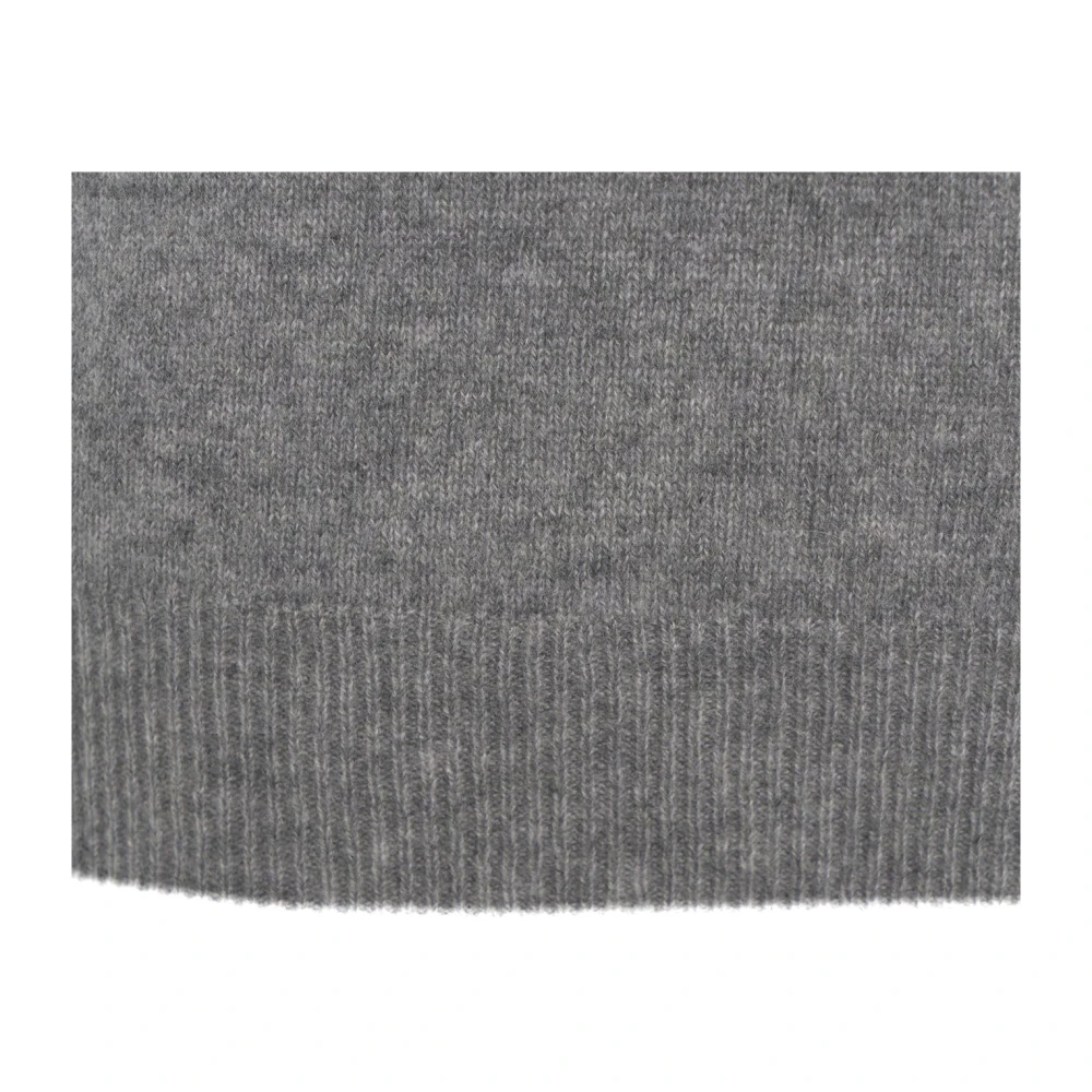 MVM Grijze Cashmere V-Hals Gebreide Kleding Gray Dames