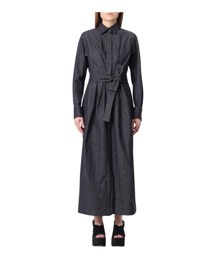 robe-elegante-bleue-coupe-decontractee