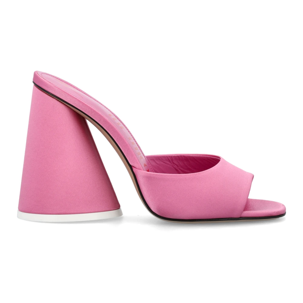 The Attico Luz Satin Mule Verrijk je schoenencollectie Pink Dames