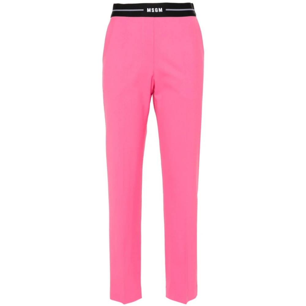 Trousers > Straight Trousers - - Msgm - Modalova