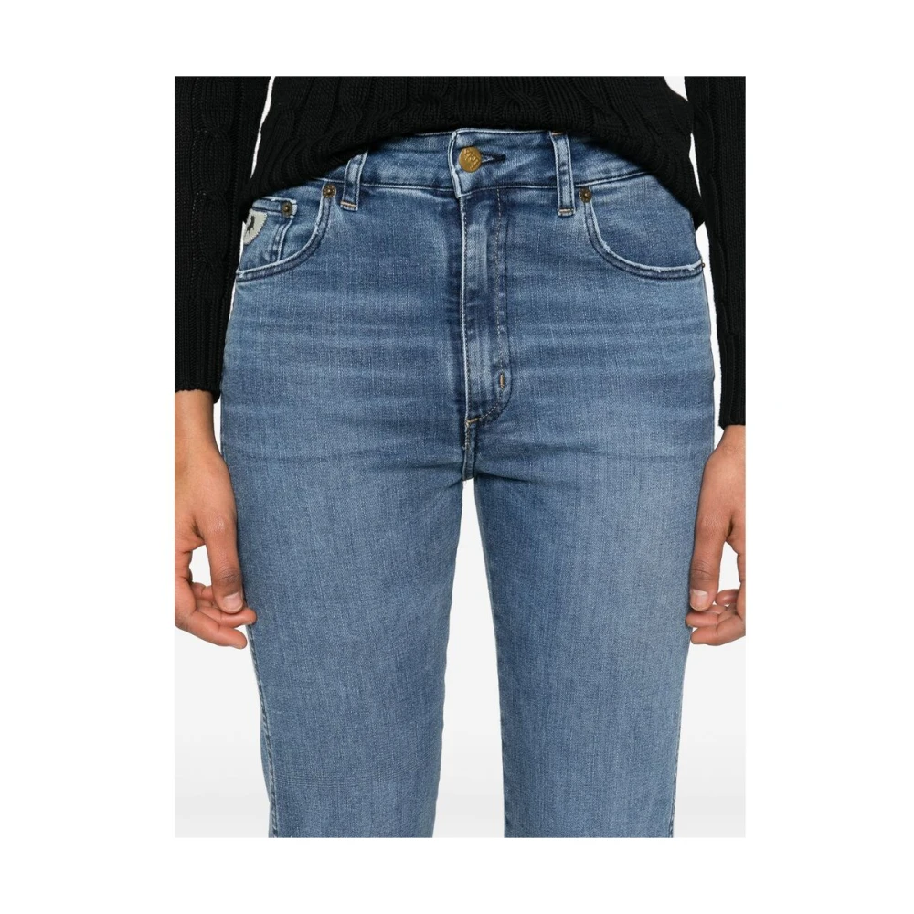 Lois Indigo Blauw Klassieke Vijf Zak Jeans Blue Dames