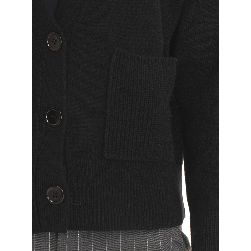 Liu Jo Stijlvolle Gebreide Vest Black Dames