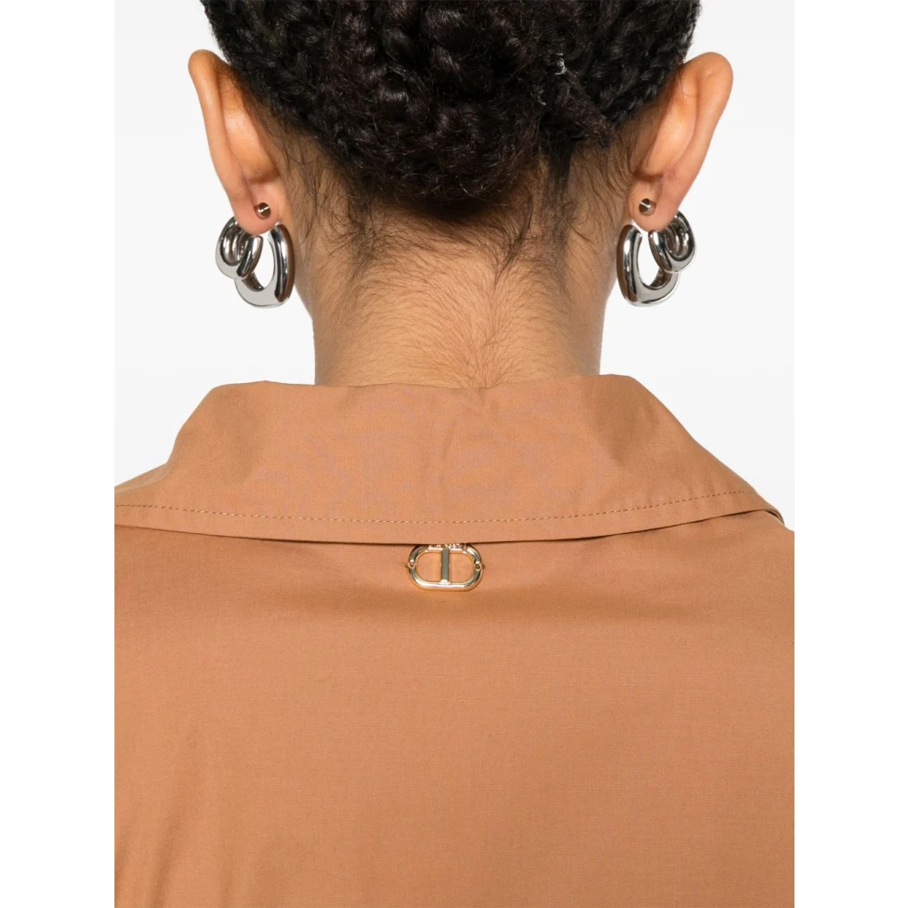 Twinset Beige Jurk voor Vrouwen Beige Dames