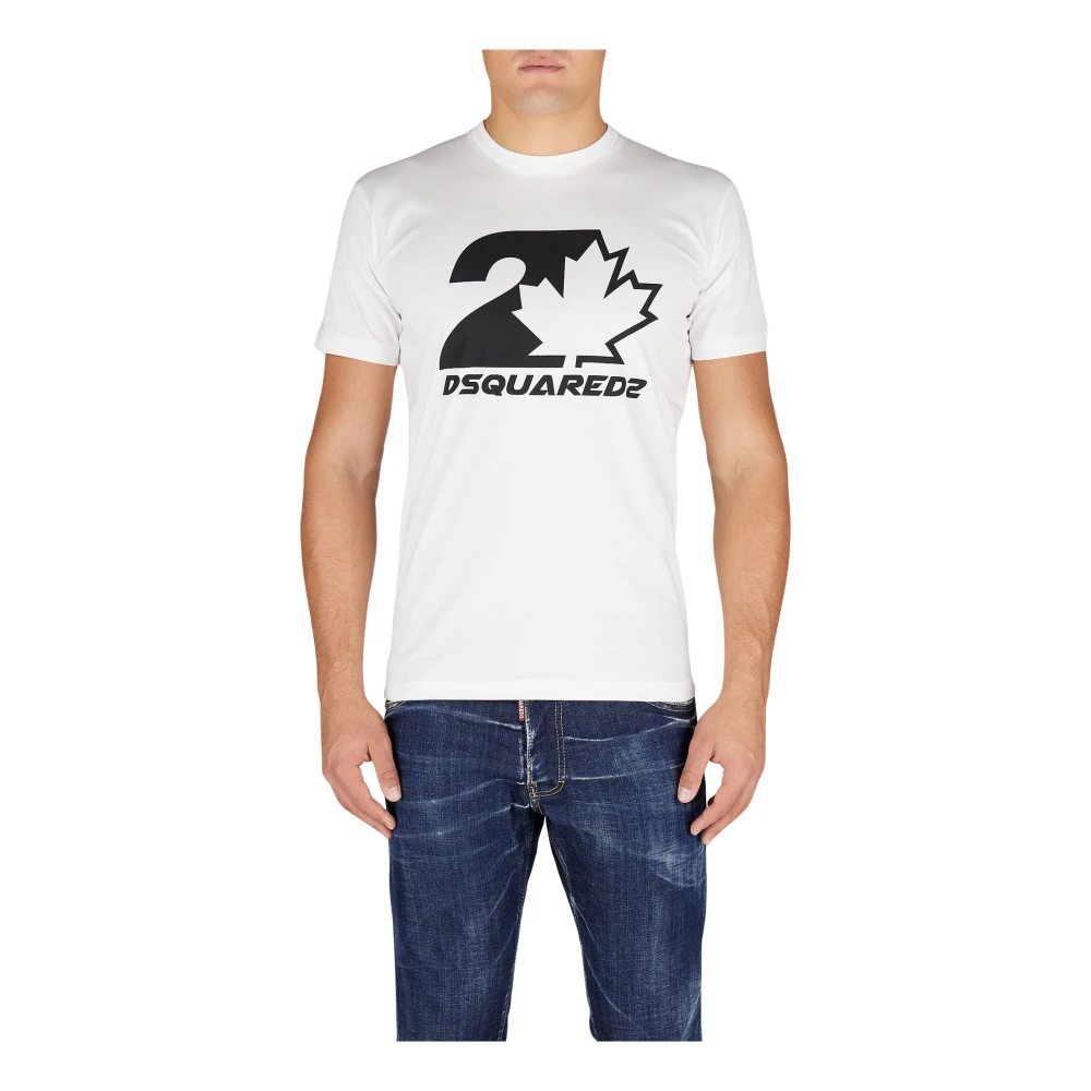 Dsquared2 Men's White Stylish T-Shirt