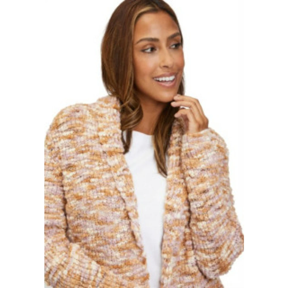 Betty & Co Gebreide Vest Multicolor Dames