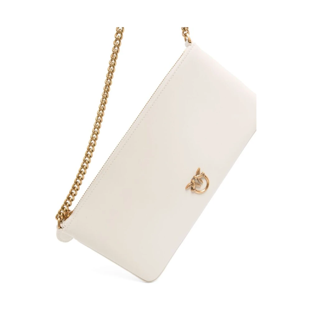 pinko Love Birds Ketting Schoudertas White Dames