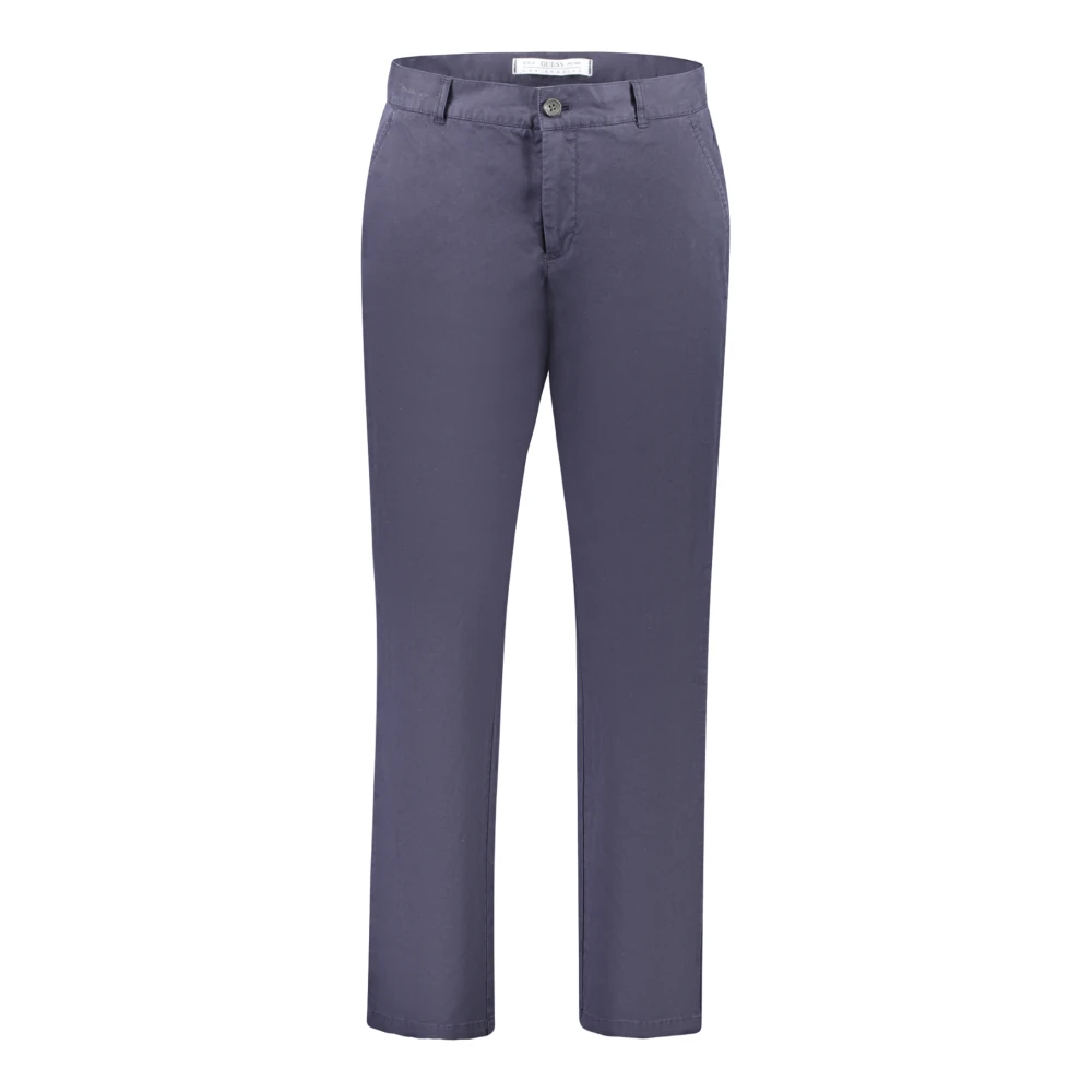 Guess Men's Blue Myron Dress Trousers - Chinos - W31 L32 - Trousers