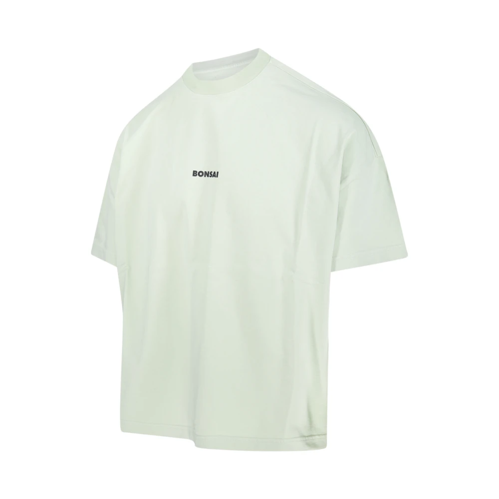 Bonsai Groen Logo Oversized Fit T-Shirt Green Heren