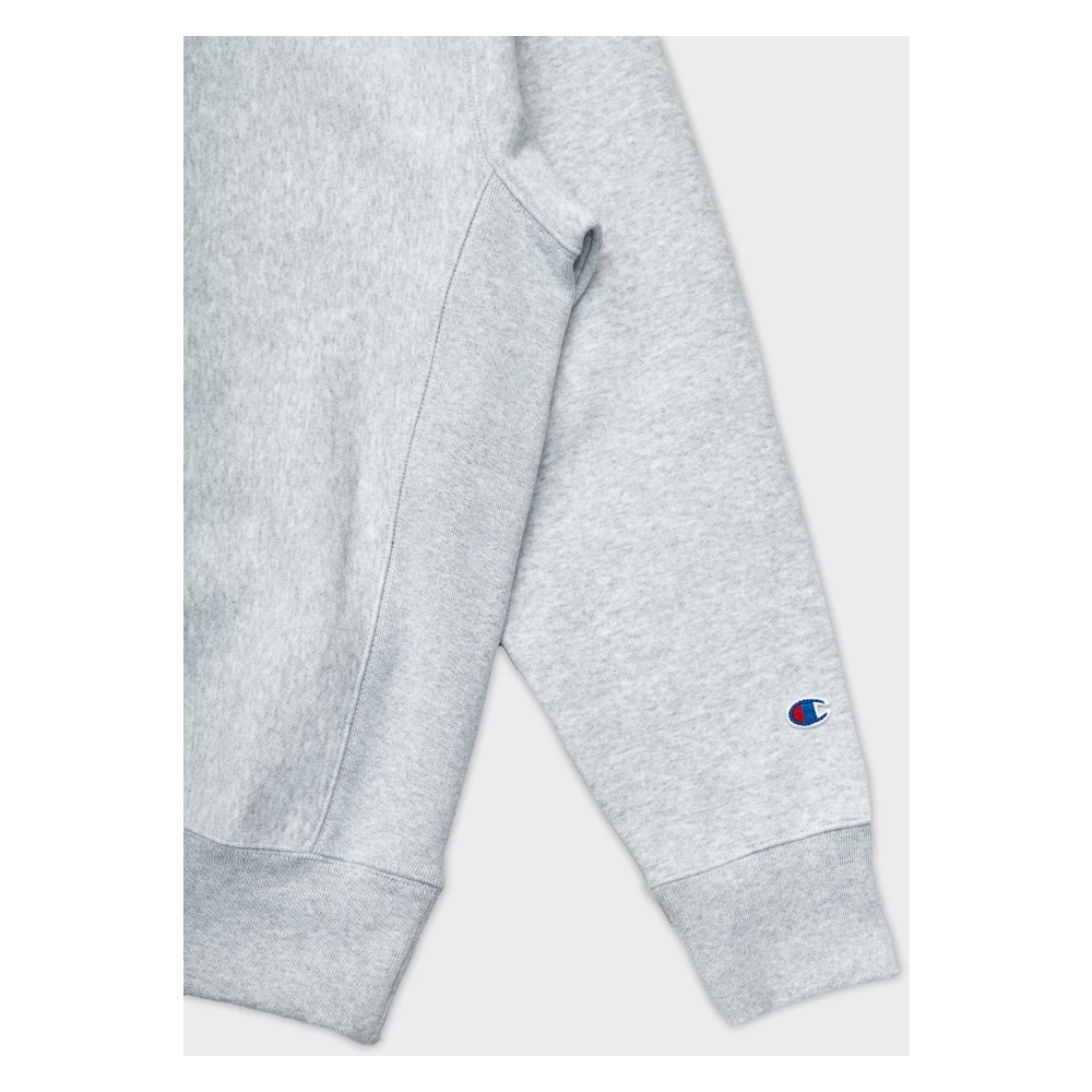 Champion Grijze Reverse Weave Crewneck Sweatshirt Gray Heren